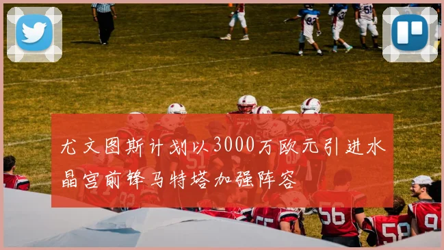尤文图斯计划以3000万欧元引进水晶宫前锋马特塔加强阵容